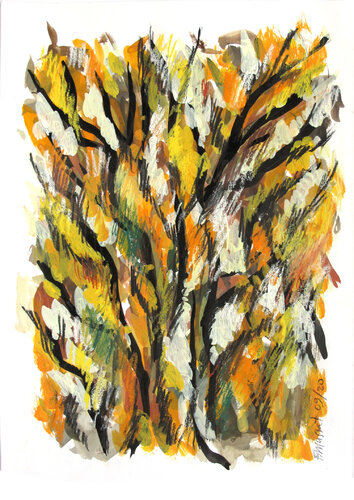 Forêt di Frédérique Mussat, Opera su carta in vendita su Singulart