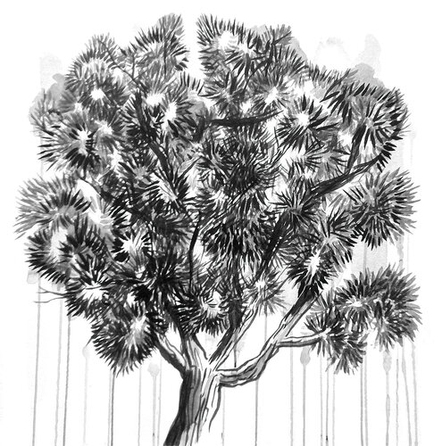 Pin parapluie by Frédérique Mussat, Work on Paper for Sale on Singulart