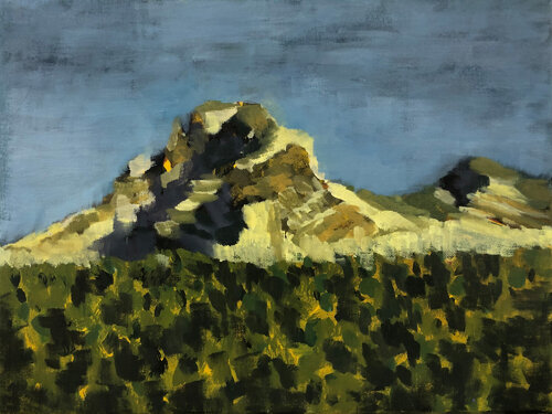 Vercors - "Les Moucherolles" - 2 par Frédérique Mussat, Peinture en vente sur Singulart
