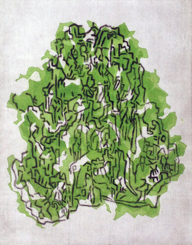 Écorces 1 par Frédérique Mussat, Œuvre sur papier en vente sur Singulart