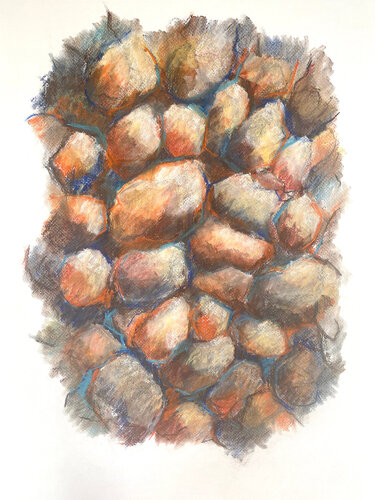 Minéral by Frédérique Mussat, 종이 for Sale on Singulart