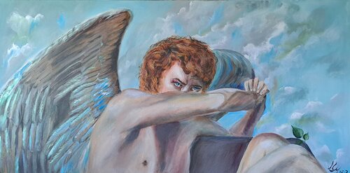 Gefallener Engel di Martina Marten, Pittura in vendita su Singulart