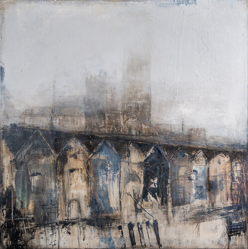 The Shuffled Deck di Koni Boros, Pittura in vendita su Singulart