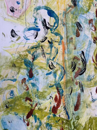 When She Looks Outward... by Karin Edgett, Painting for Sale on Singulart