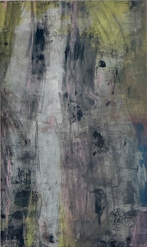 upon realizing that time in space where light is nearly done by Karin Edgett, Painting for Sale on Singulart