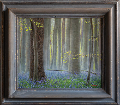 Blue bells par Julien Landa, Peinture en vente sur Singulart