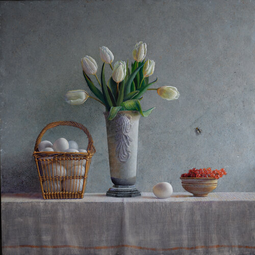 Tulips von Julien Landa, Malerei kaufen auf Singulart