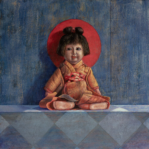 Geisha doll by Julien Landa, 회화 for Sale on Singulart