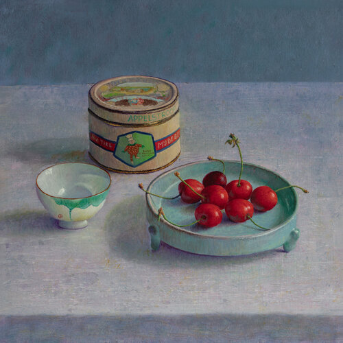 Cherries by Julien Landa, Painting for Sale on Singulart