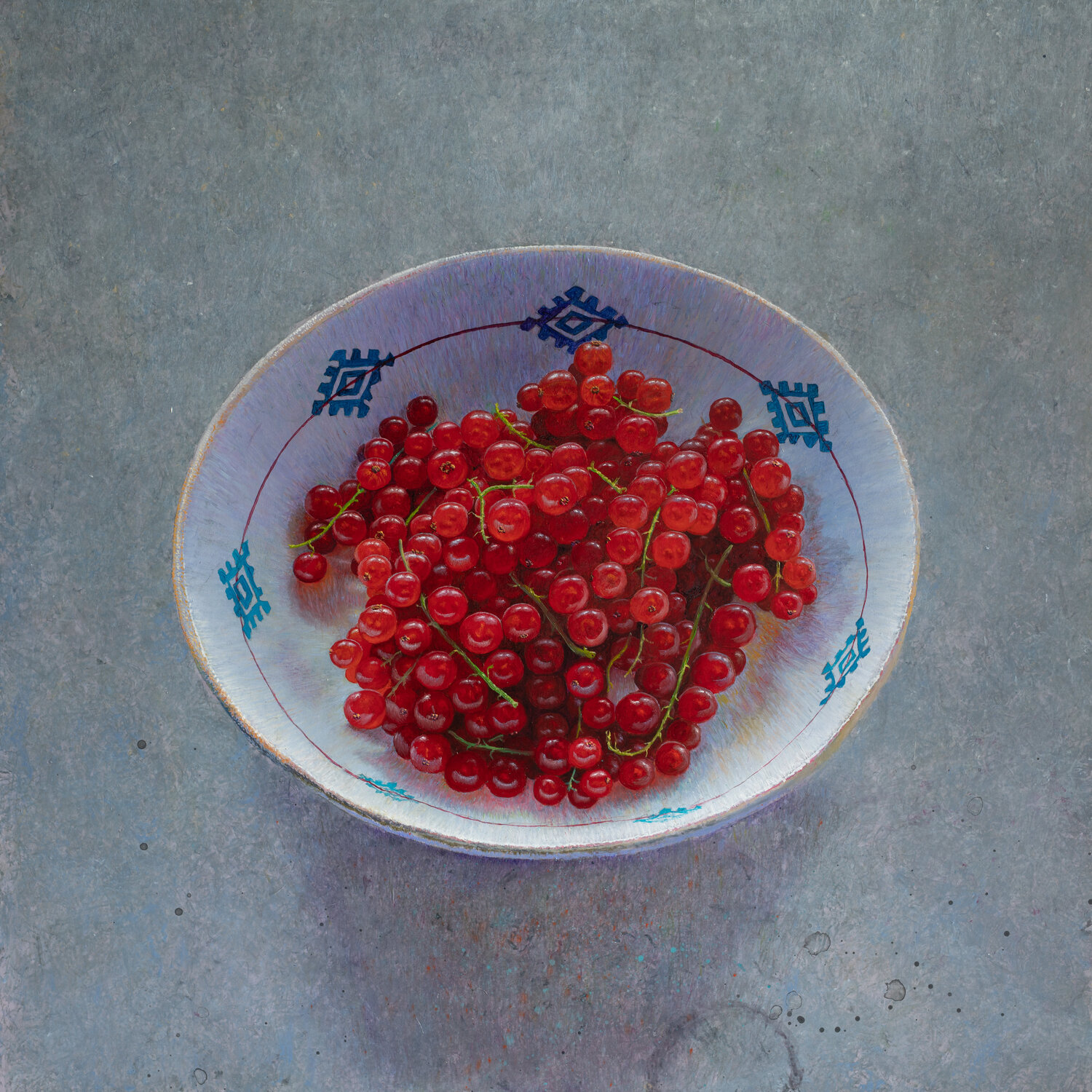 Red currants Julien Landa Original painting for sale