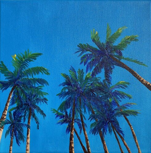 Summer Palms von Charlie Yallop, Malerei kaufen auf Singulart