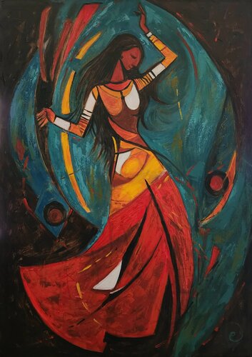 Dancer by Manu Fine Art, Painting for Sale on Singulart