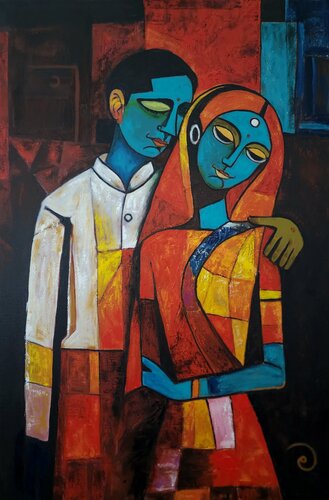Devotion van Manu Fine Art, Schilderij te koop op Singulart
