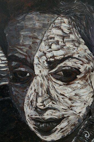 Battered Woman de Manu Fine Art, Pintura a la venta en Singulart