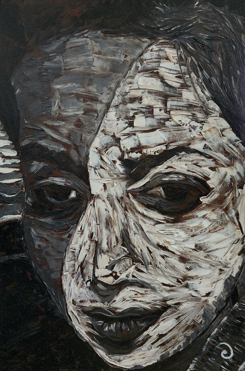 Battered Woman Manu Fine Art