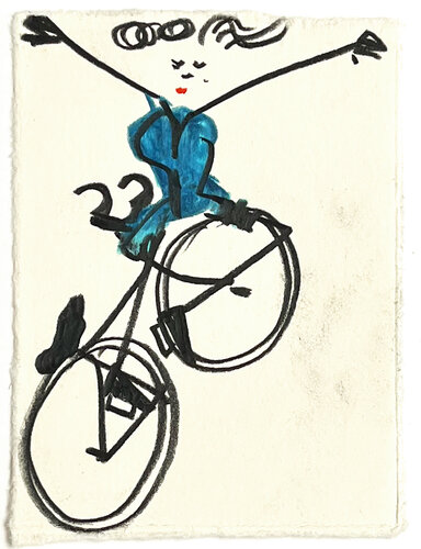 Artistic cycling von Jörg Herz, Zeichnungen kaufen auf Singulart
