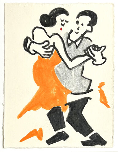 Tango von Jörg Herz, Zeichnungen kaufen auf Singulart