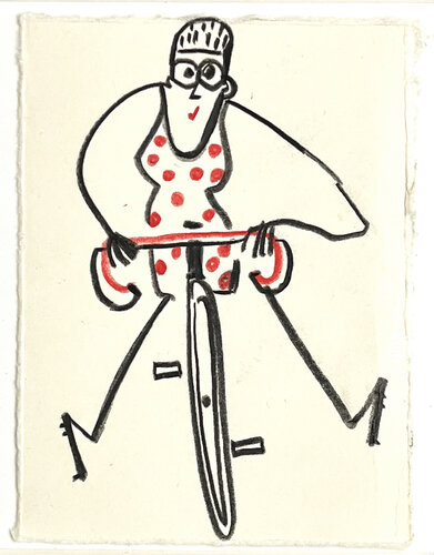 Cyclist von Jörg Herz, Zeichnungen kaufen auf Singulart