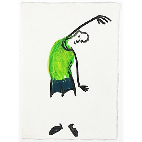 Dehnübungen II Körper by Jörg Herz, Drawing for Sale on Singulart