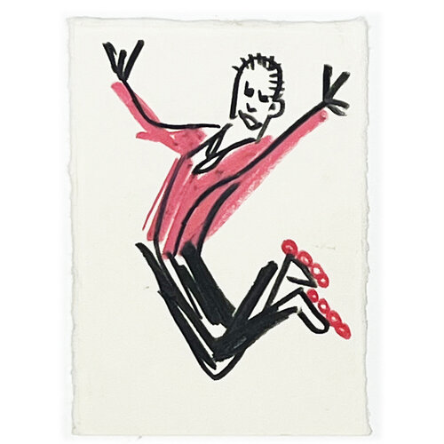 Rollerblade Skates Rot di Jörg Herz, Disegno in vendita su Singulart