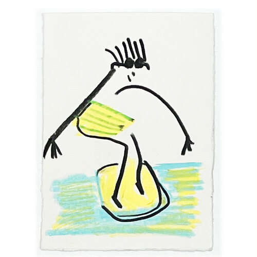 Surfer II Lebensfreude di Jörg Herz, Disegno in vendita su Singulart