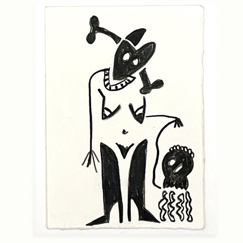 Fetisch Qualle I by Jörg Herz, Drawing for Sale on Singulart