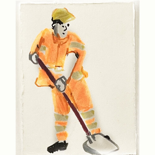 Strassenfeger II by Jörg Herz, Drawing for Sale on Singulart