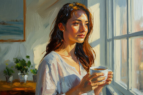 Artist Alexej Tsylin . Morning Serenity de Arts Bound, Impresión a la venta en Singulart