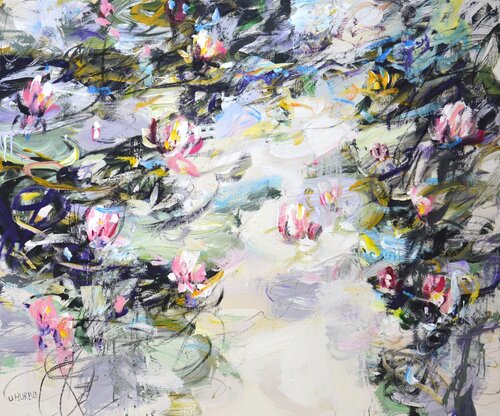 Water Lilies 5/ Uladzimir Hurbo di Arts Bound, Pittura in vendita su Singulart