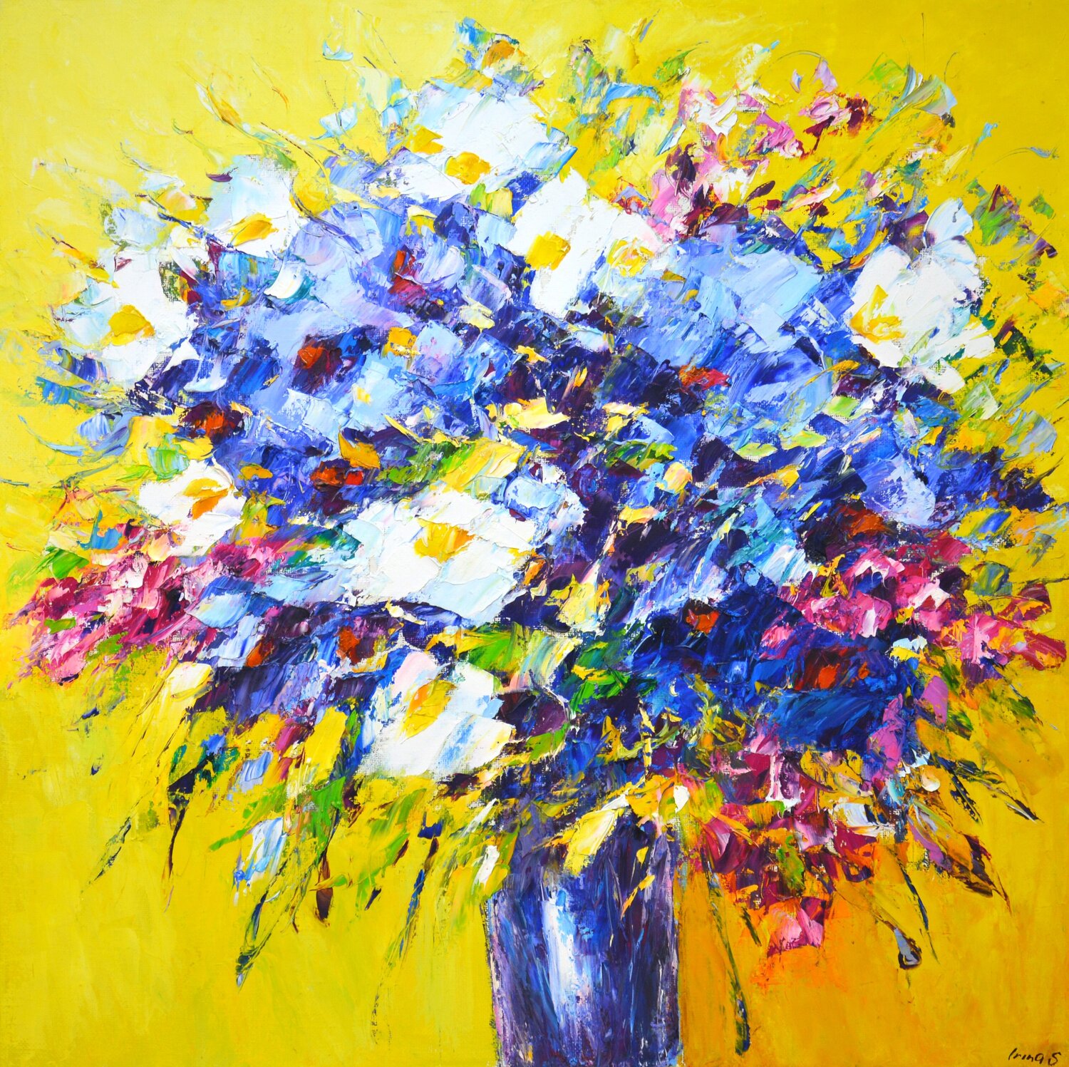 Yellow-blue/ Artist Irina Sidorovich Arts Bound
