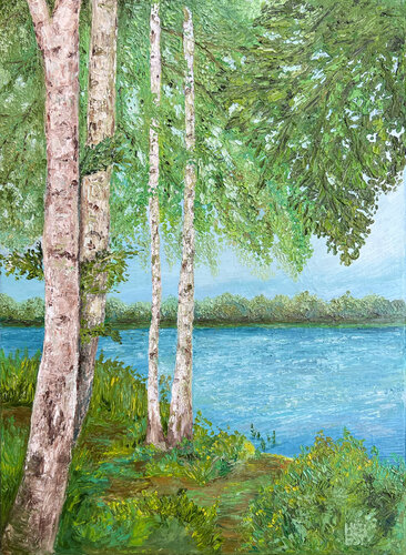 Am See par Nelli Herbst, Peinture en vente sur Singulart