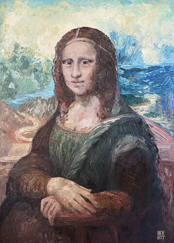 Mona Lisa par Nelli Herbst, Peinture en vente sur Singulart