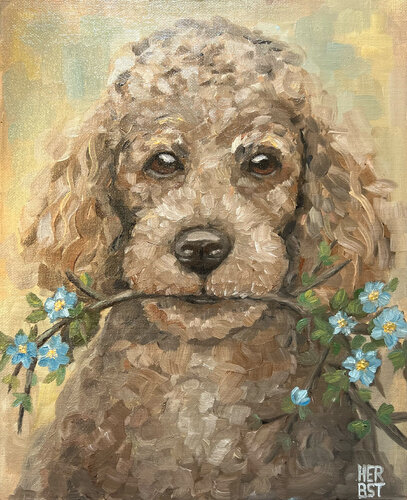 Eva Hund par Nelli Herbst, Peinture en vente sur Singulart