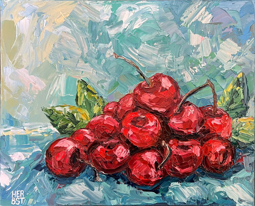 Cherry par Nelli Herbst, Peinture en vente sur Singulart