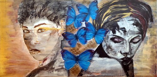 Butterflies di Susanne Walser, Pittura in vendita su Singulart