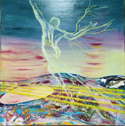 Der Seiltänzer di Susanne Walser, Pittura in vendita su Singulart