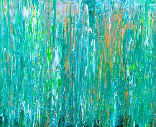 GREEN POWER by Maria Weigt, Painting for Sale on Singulart
