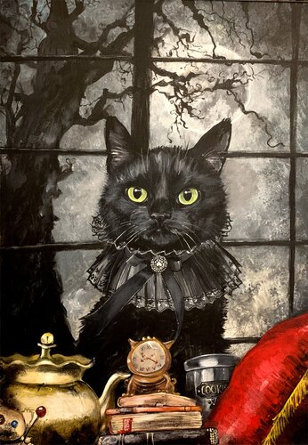 Gothic von Francesca Romana Luzi, Malerei kaufen auf Singulart