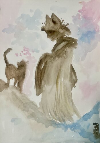 Incontro by Francesca Romana Luzi, 油畫 for Sale on Singulart