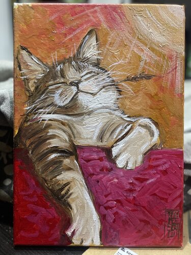 Il riposo del piccolo re by Francesca Romana Luzi, 油畫 for Sale on Singulart