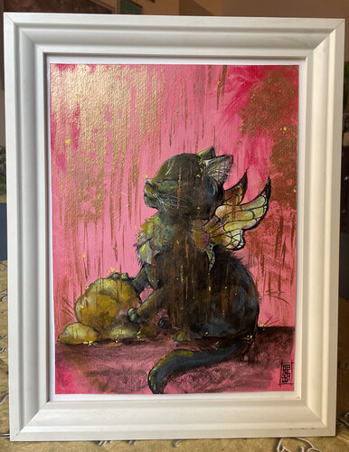 Oro Felino van Francesca Romana Luzi, Schilderij te koop op Singulart