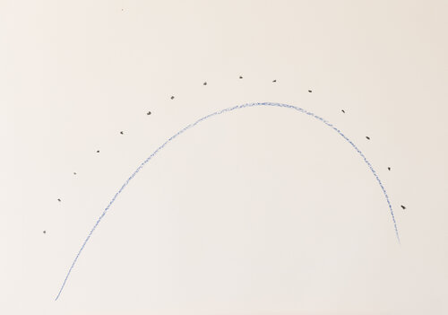 Ich gehe auf meinem Weg - I am on my way par Prof. Dr. Silke Kettig, Œuvre sur papier en vente sur Singulart