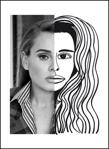 Adele di Billy Cone, Opera su carta in vendita su Singulart