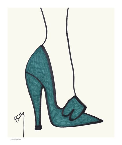 High Heel de Billy Cone, Obra en papel a la venta en Singulart