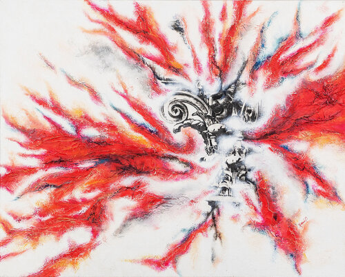 Cara de Fuego by Consuelo Palma, Painting for Sale on Singulart