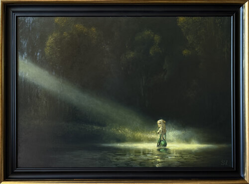 Forest Secret - a mysterious atmosphere von Sumarokov Vladimir, Malerei kaufen auf Singulart