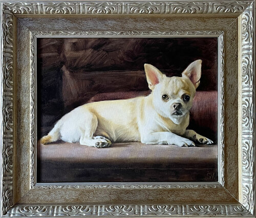 My Best Friend Named Peach par Sumarokov Vladimir, Peinture en vente sur Singulart