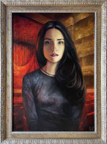 Portrait of a Young Actress von Sumarokov Vladimir, Malerei kaufen auf Singulart