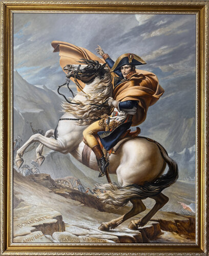 Jacques Louis David. Copie.Napoléon franchit les Alpes, version Malmaison von Sumarokov Vladimir, Malerei kaufen auf Singulart