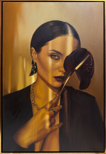Portrait of Mashunya di Sumarokov Vladimir, Pittura in vendita su Singulart